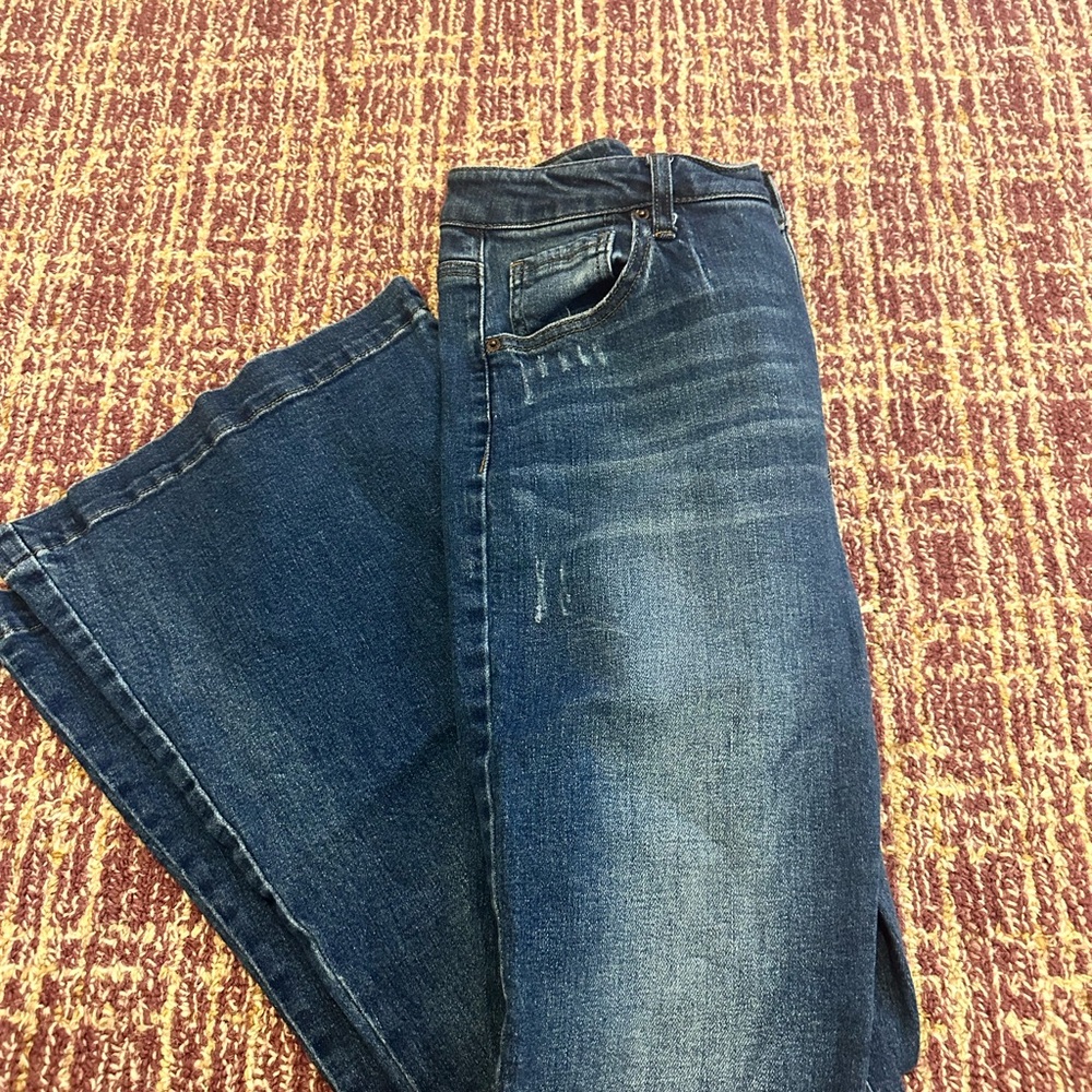 Women's Blue Bootcut Jeans